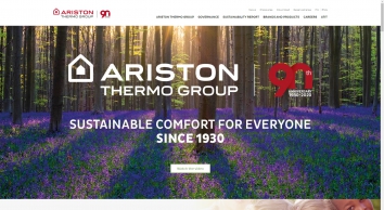 aristongroup.com screenshot 2021-01-08 16:58:52