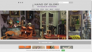 handofgloryantiques.com screenshot 2025-10-14 13:53:24