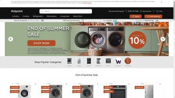 Screenshot of hotpoint.co.uk 2024-10-22 12:52:05 hotpoint.co.uk screenshot 2024-10-22 12:52:05
