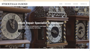 stockydaleclocks.co.uk screenshot 2026-02-03 11:55:44