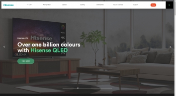 uk.hisense.com screenshot 2022-04-11 09:52:59