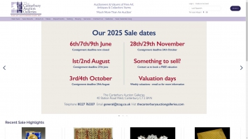 thecanterburyauctiongalleries.com screenshot 2025-07-22 01:42:15