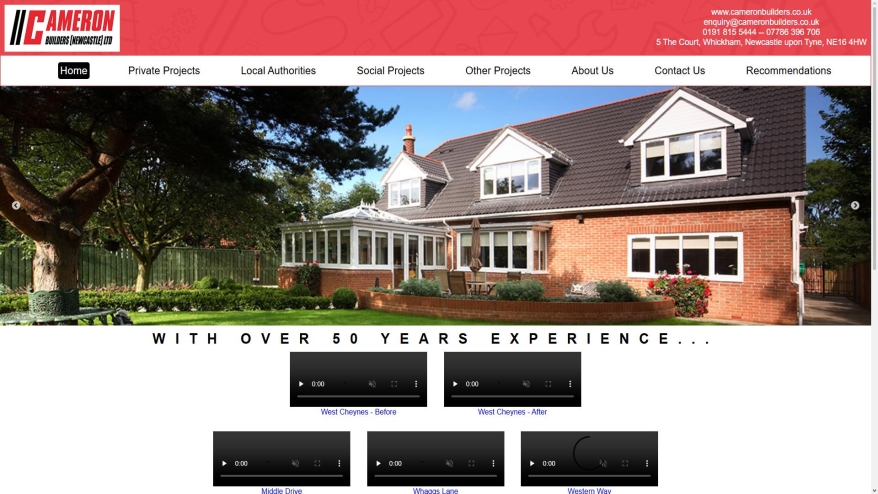 Cameron Builders (Newcastle) Ltd cameronbuilders.co.uk SHOT 2026-05-16 10:22:38 cameronbuilders.co.uk SHOT 2026-05-16 10:22:38