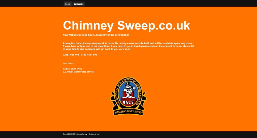 James Baker Chimney Sweep chimneysweep.co.uk SHOT 2026-10-03 20:58:39 chimneysweep.co.uk SHOT 2026-10-03 20:58:39