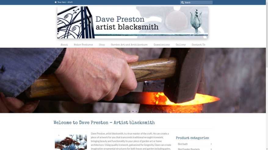daveprestonartistblacksmith.co.uk SHOT 2026-06-11 00:11:20
