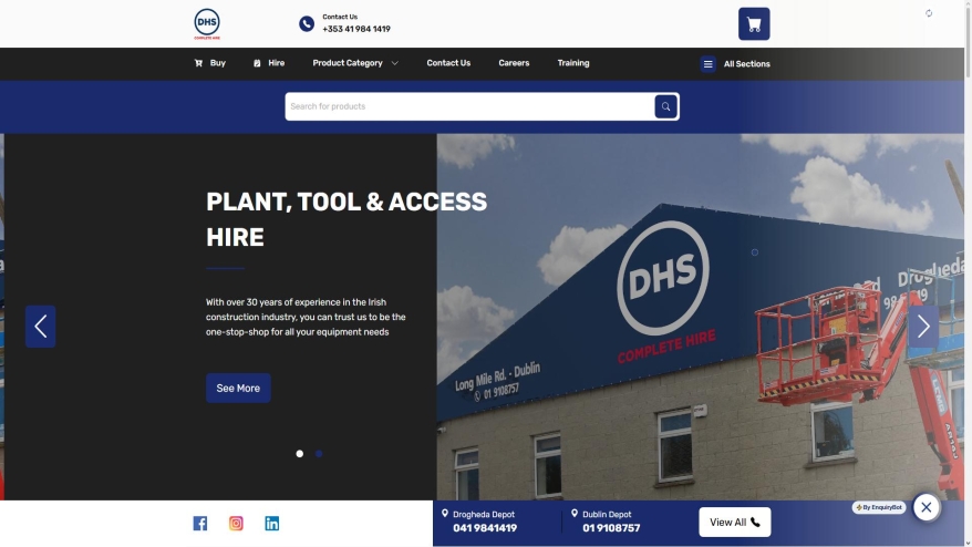 DHS Complete Hire dhscompletehire.ie SHOT 2026-08-19 06:17:01 dhscompletehire.ie SHOT 2026-08-19 06:17:01