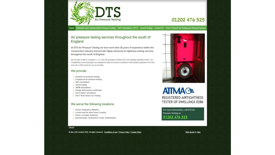 dtsairpressuretesting-dorset.co.uk SHOT 2026-06-24 21:36:29