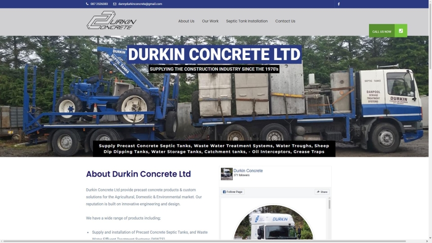 durkinconcrete.ie SHOT 2026-08-19 09:31:04
