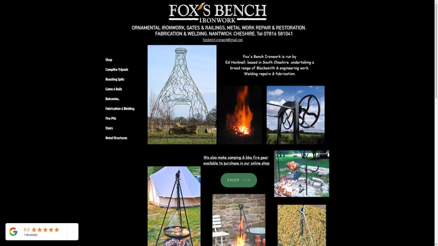 foxsbench-ironwork.co.uk SHOT 2026-07-27 11:22:01