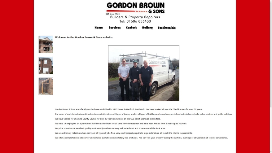 Gordon Brown & Sons gbrownbuilders.co.uk SHOT 2026-07-19 11:33:11 gbrownbuilders.co.uk SHOT 2026-07-19 11:33:11
