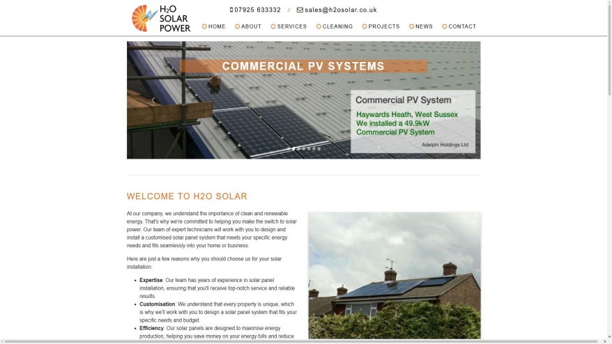 H2o Solar Power (MCS Accredited) h2osolar.co.uk SHOT 2026-06-11 13:54:54 h2osolar.co.uk SHOT 2026-06-11 13:54:54