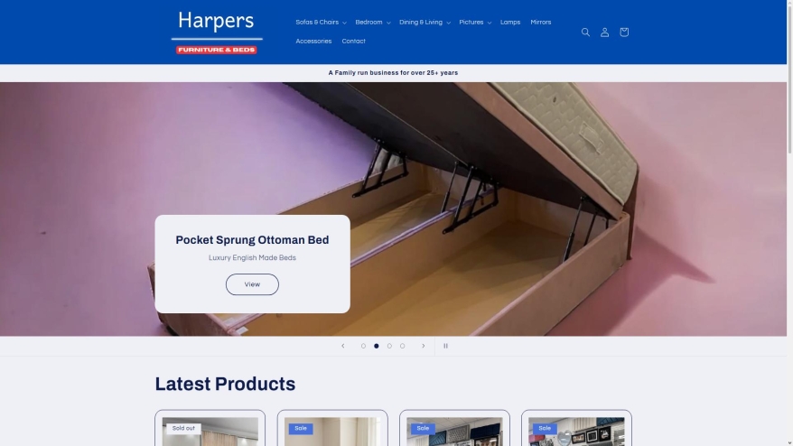 harpersfurnitureandbeds.co.uk SHOT 2026-05-22 09:25:05