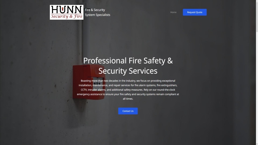 hunn-security.co.uk SHOT 2026-08-21 01:53:18