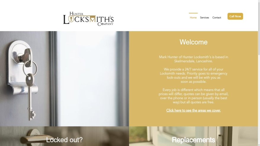 hunterlocksmithcompany.co.uk SHOT 2026-07-15 15:07:01
