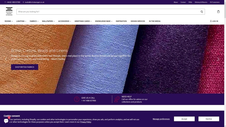 Screenshot of Nicholas Engert website