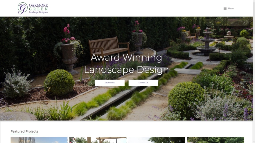 Screenshot of Oakmore Green website