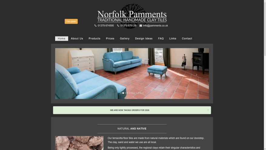pamments.co.uk SHOT 2026-06-01 17:14:19