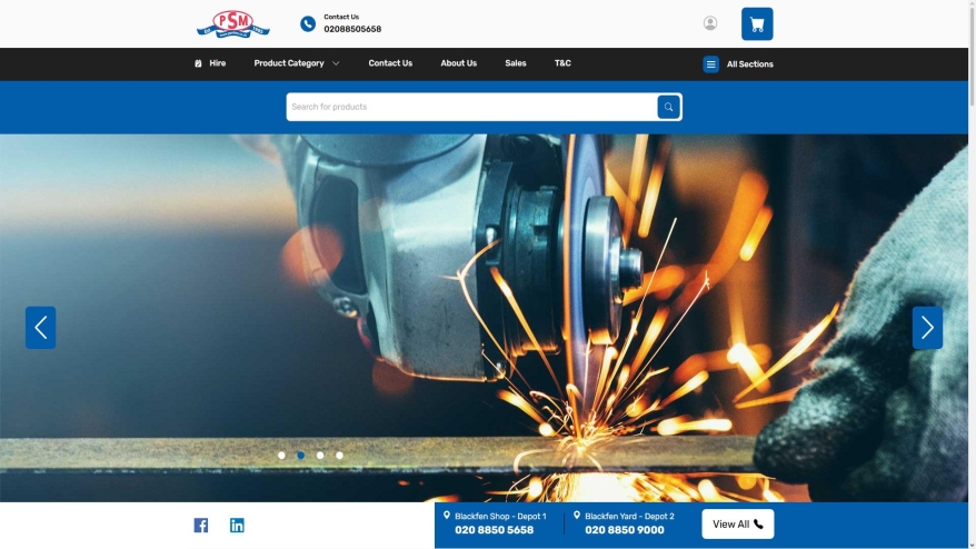 psmhire.co.uk SHOT 2026-08-19 15:00:04