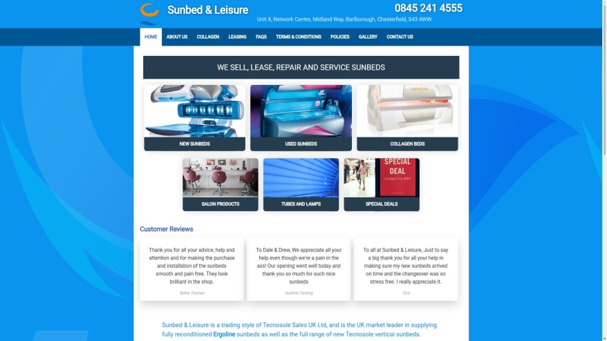 sunbedandleisure.co.uk