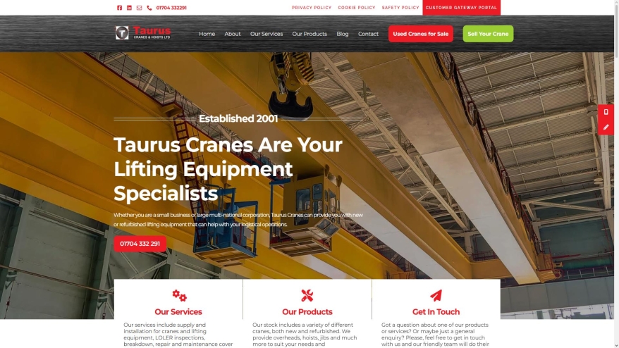 tauruscranes.com SHOT 2026-08-18 19:45:53