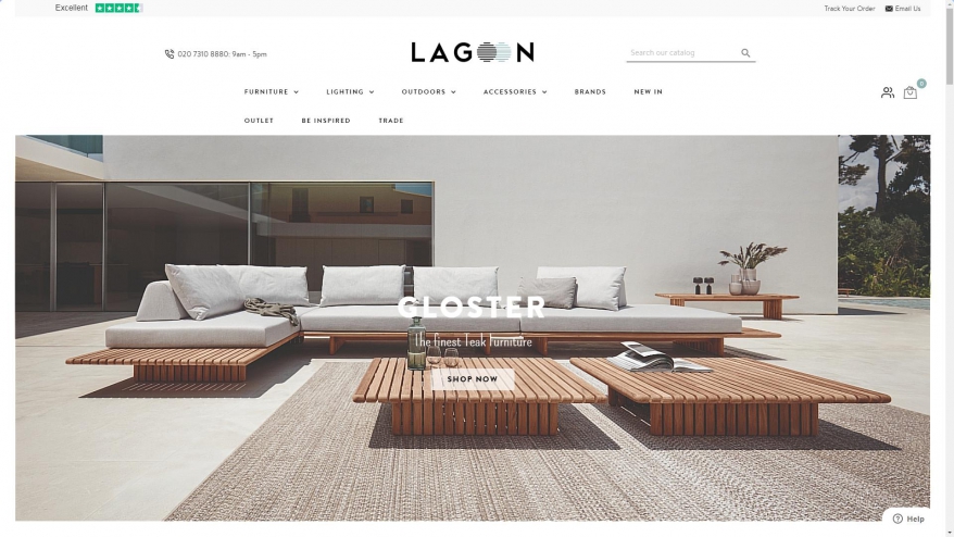 Screenshot of Viva Lagoon Ltd website