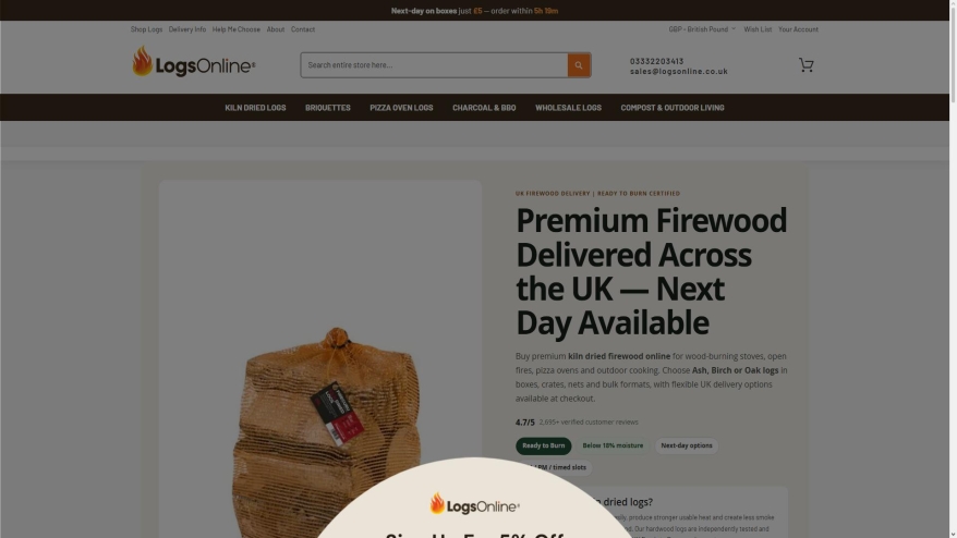 logsonline.co.uk SHOT 2026-08-17 08:40:42
