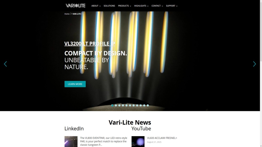 vari-lite.com SHOT 2026-05-30 08:16:07