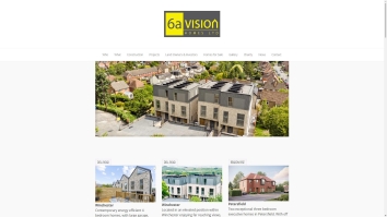 Screenshot of 6a Vision Homes website