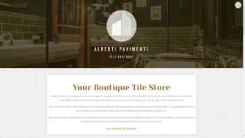 Screenshot of Alberti-Pavimenti website