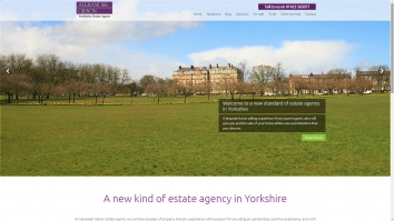 Screenshot of Alexander Gibson Estate Agents website