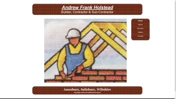 Screenshot of Andrew Frank Holstead website