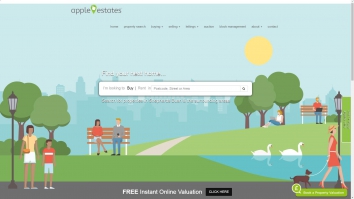 Screenshot of Apple Estates website