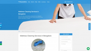 Mattress Cleaning Services in Bangalore | Aquuamarine