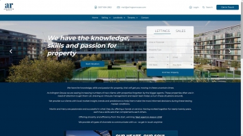 Screenshot of Arlington Rouse website
