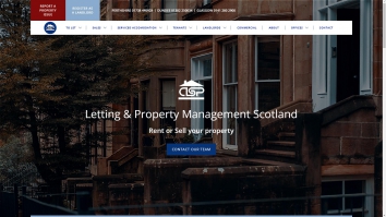 Screenshot of A & S Properties Dundee, Dundee, DD4 website