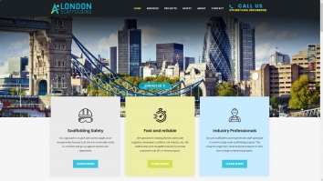 Screenshot of A Star Scaffolding London website