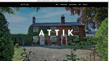 Screenshot of Attik Estate Agents, Dereham website