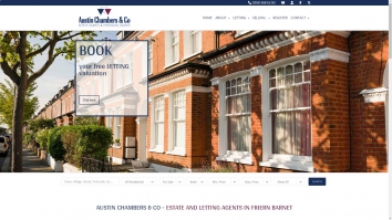 Screenshot of Austin Chambers, London website