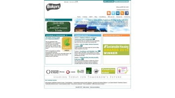 Screenshot of Bakers Timber website