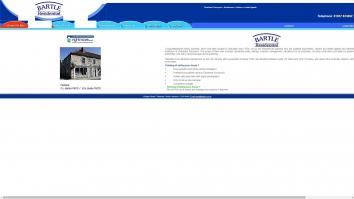 Screenshot of Bartle Residential website