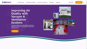 Screenshot of Beam Central Systems website