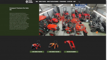 Screenshot of Beckside Machinery website