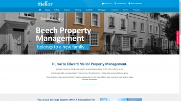 Screenshot of Beech Property website