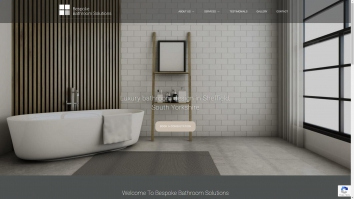 Screenshot of Bespoke Bathrooms website