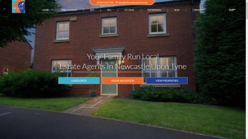 Screenshot of Bird House Properties, Newcastle Upon Tyne website