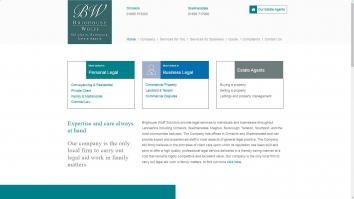 Screenshot of Brighouse Wolff, Ormskirk website