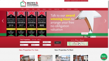 Screenshot of Brown & Cockerill website