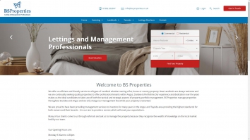 Screenshot of BS Properties, Dundee, DD1 website
