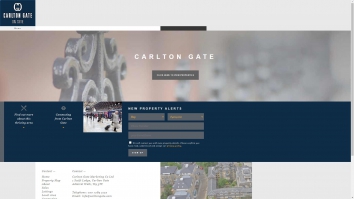 Screenshot of Carlton Gate Onsight Limited website