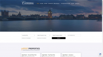 Screenshot of Cathedral Property Management Services website